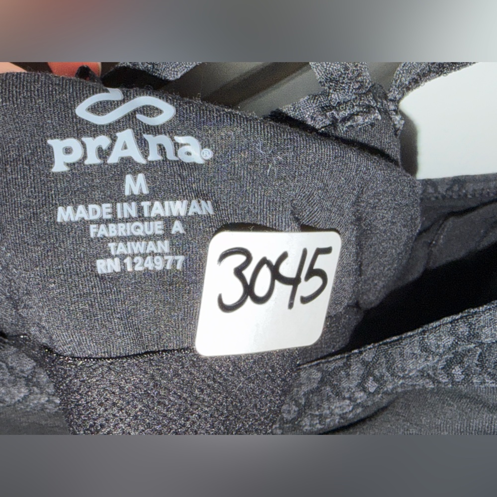 #3045-Prana Black Lace Detail Chemise - Picture 3 of 5